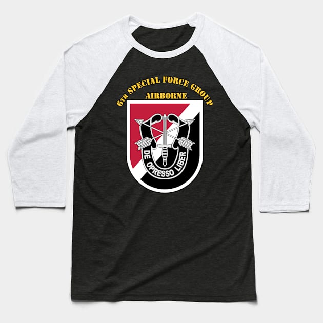 6th Special Forces Group Baseball T-Shirt by MBK